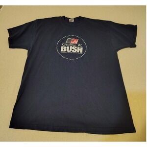 George W Bush President United States Political Campaign T Shirt XL PP
